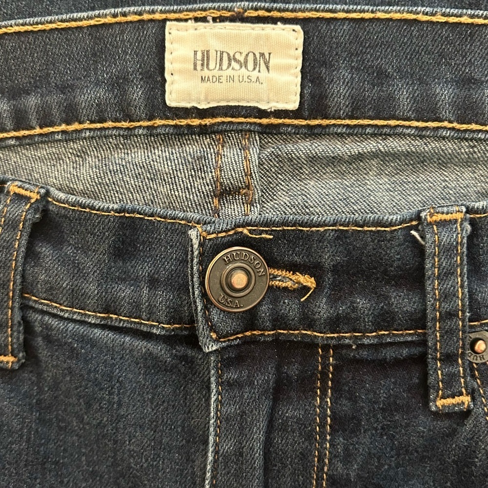 Hudson Jeans Mid Rise Dark Wash Size 25 - Picture 7 of 8